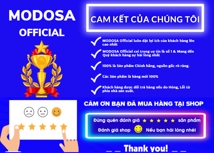 Combo 3 Túi Modosa Giặt Quần Áo Bằng Máy Giặt 50X60Cm - Hàng Chính Hãng